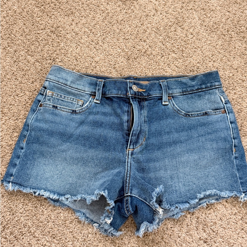 Joe's Jeans Classic Blue Frayed Shorts